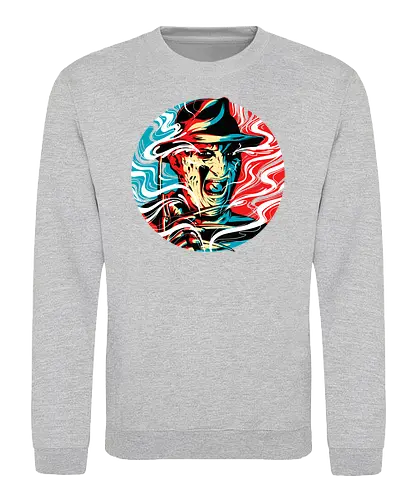 Nightmare colors - freddy, nightmare, halloween, classic horror, slasher - Sweatshirt