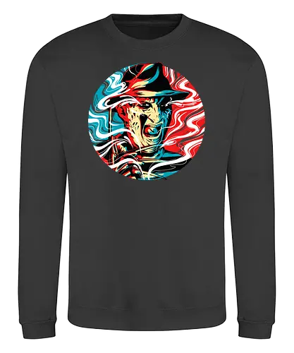 Nightmare colors - freddy, nightmare, halloween, classic horror, slasher - Sweatshirt