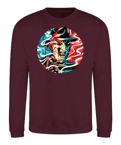 Nightmare colors - freddy, nightmare, halloween, classic horror, slasher - Sweatshirt