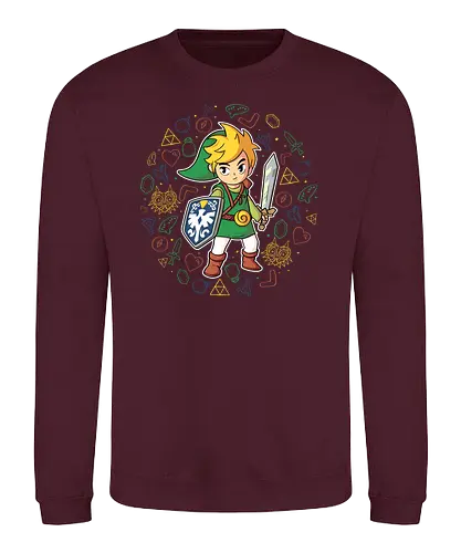 Hero of Time Icons - hero, time, gaming, Hero of Time - Sweatshirt