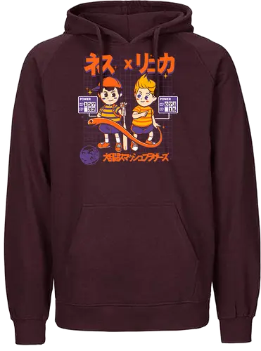 The great game battle - lucas, mother, bound, retrogames, Consoles, rth - Fairtrade Hoodie