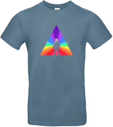 Colors of Reality - space, color, farbe, colour, astronaut, cosmonaut, triangle, prisma - Standard T-Shirt
