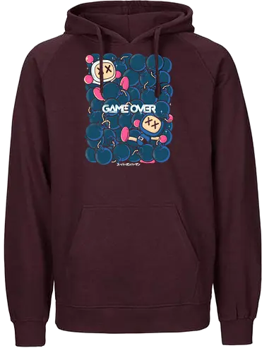 Game Over - bomb, game over, gaming - Fairtrade Hoodie