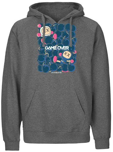 Game Over - bomb, game over, gaming - Fairtrade Hoodie