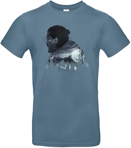 Snowy Bastard - snow, schnee, jon, john, game, winter, fell, serie, series, nachtwache, night watch, throConsole - Standard T-Shirt