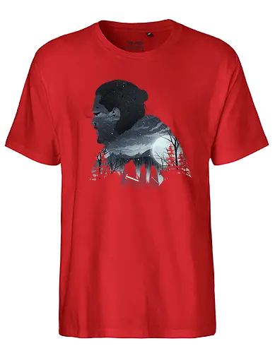 Snowy Bastard - snow, schnee, jon, john, game, winter, fell, serie, series, nachtwache, night watch, throConsole - Fairtrade T-Shirt