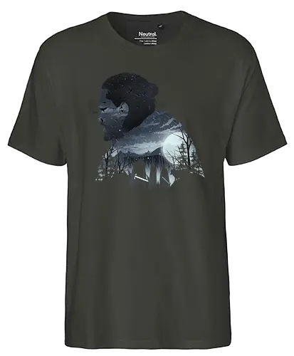 Snowy Bastard - snow, schnee, jon, john, game, winter, fell, serie, series, nachtwache, night watch, throConsole - Fairtrade T-Shirt