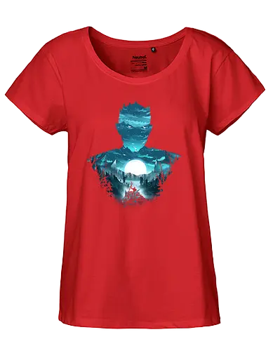 King of the Night - night, king, ice, zombie, serie, series, tv, lied, eis, feuer, winter, cold - Fairtrade Girl Shirt