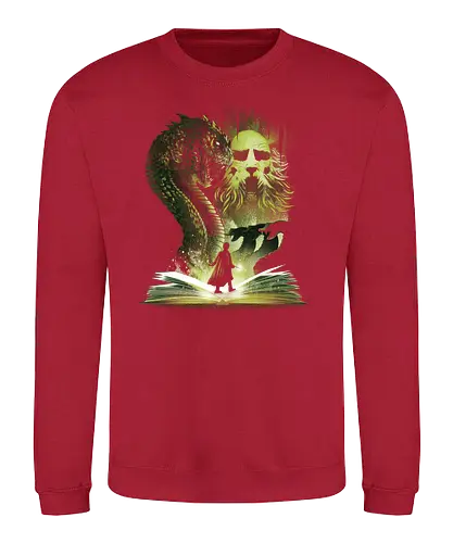 Magic Basilisk - magic, wizar, witch, book, literature, fantasy, film, movie, snake, fight - Sweatshirt