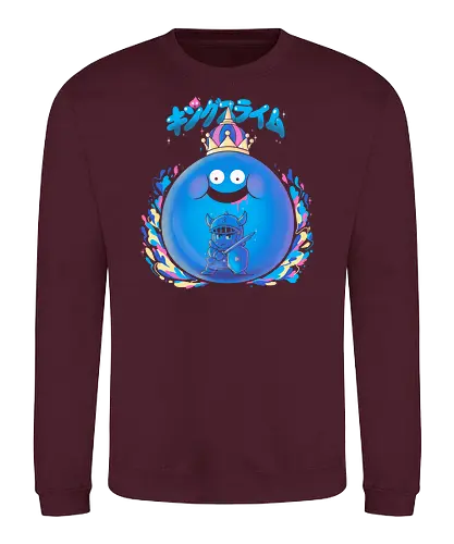 The great king - Schleim, Slime, dragon, quest, gaming - Sweatshirt