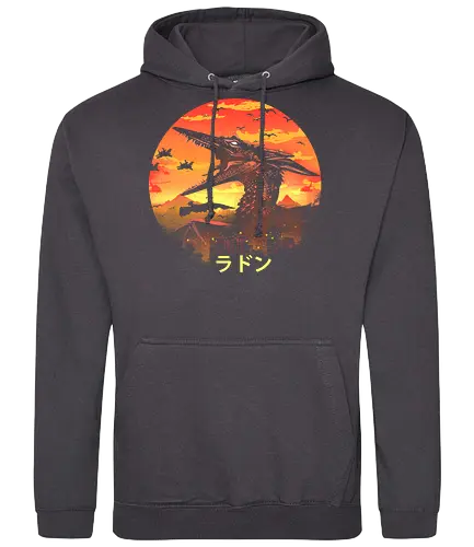 Kaiju Kaiju - kaiju, pterodactylus, monster, japan, nippon, film, movie - Standard Hoodie