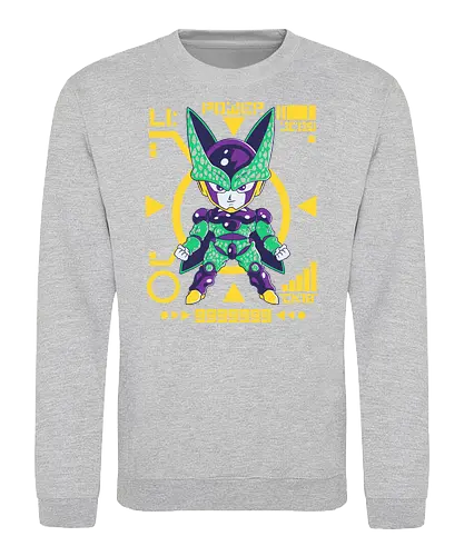 Powerful villain - dragon, ball, cell, anime, manga - Sweatshirt