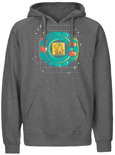 Digivice Retrô - digital, monster, anime - Fairtrade Hoodie