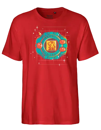 Digivice Retrô - digital, monster, anime - Fairtrade T-Shirt