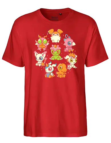 DigiFriends - digital, monster, anime - Fairtrade T-Shirt