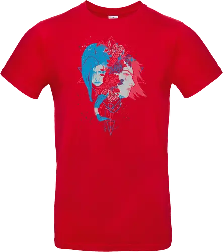 Sister's Blossom - League, Legends, gaming, Vi, Powder - Standard T-Shirt