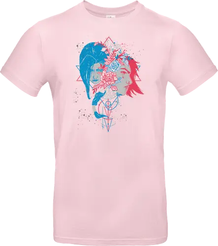 Sister's Blossom - League, Legends, gaming, Vi, Powder - Standard T-Shirt