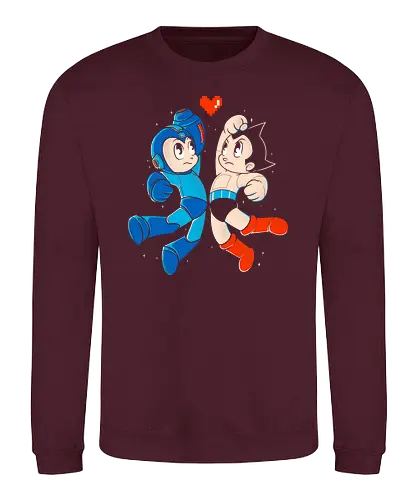 Mega Astro - astro, mega, gaming, anime, mashup - Sweatshirt