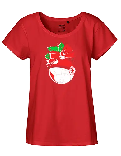 Poke Christmas - pocket, monster, cute, gaming - Fairtrade Girl Shirt