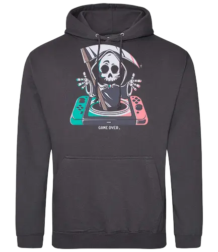 Game Over - gaming, console, game over, dth - Standard Hoodie