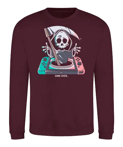 Game Over - gaming, console, game over, dth - Sweatshirt