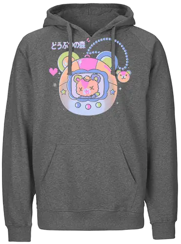 Little Game - animal, Crossing, teddy, gaming, br - Fairtrade Hoodie