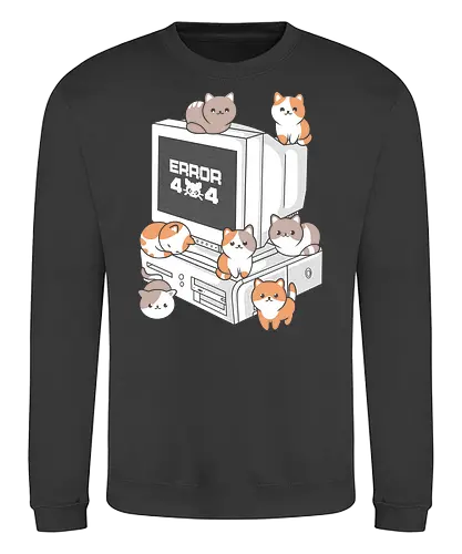 Error Cat - cat, katze, 404, error - Sweatshirt