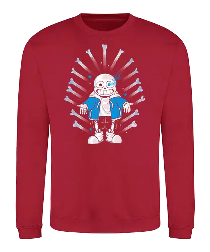 Power Sans - sans, gaming, skelett, skeleton - Sweatshirt