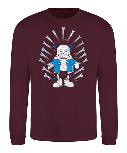 Power Sans - sans, gaming, skelett, skeleton - Sweatshirt