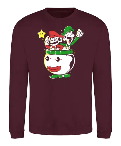 End Game - plumber, gaming, retro - Sweatshirt