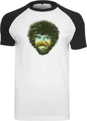 Happy Trees - happy little accidents, bob ross, art, drawing, kunst, natur, nature - Raglan T-Shirt