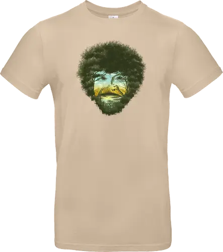 Happy Trees - happy little accidents, bob ross, art, drawing, kunst, natur, nature - Standard T-Shirt