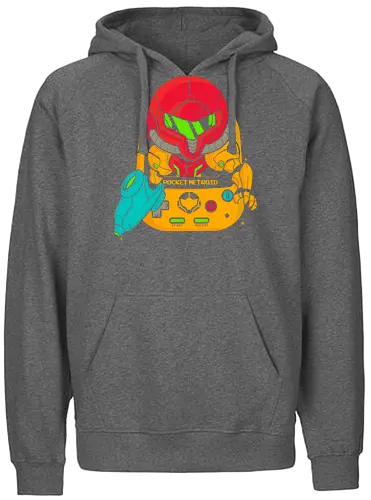 Pocket Game - pocket, mini, handheld, Bounty Huntervania - Fairtrade Hoodie