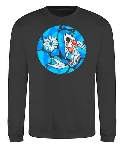 Great karp - Koi, fish, japan - Sweatshirt