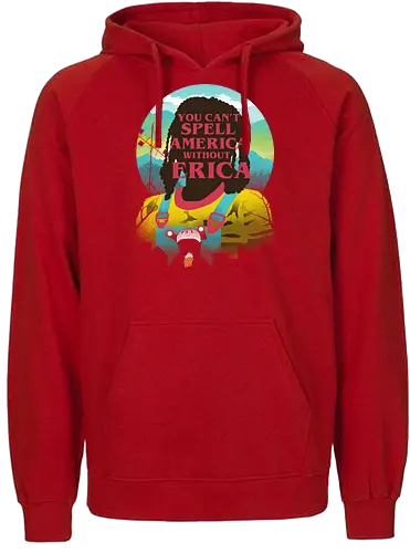 Erica - stranger, things, erica, scoop troop, scoops ahoy, starcourt mall, dustin, steve, robin - Fairtrade Hoodie