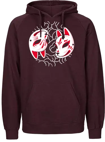 Kitsune Mask - kitsune, mask, japan - Fairtrade Hoodie