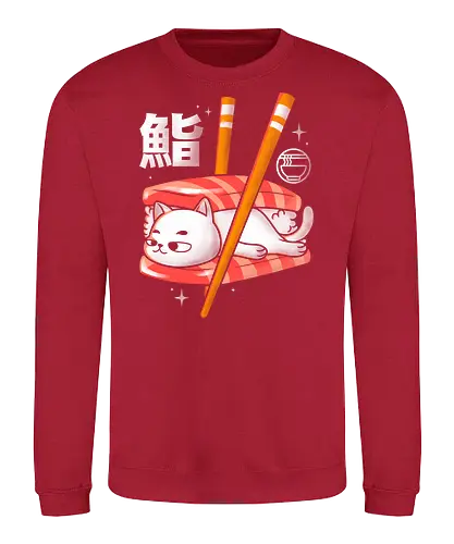 Sushicat - sushi, cat, katze, food - Sweatshirt
