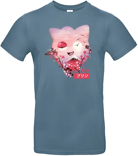Ukiyo Singer - pocket, monster, singer, sleep, fuji, fujisan, japan, nippon, sakura, videogames, retrogaming - Standard T-Shirt