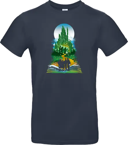 Wizard of Books - wizard, oz, dorothy, zauberer, witch, hexe, judy garland, tinman, löwe, vogelscheuche, lion, scarecrow - Standard T-Shirt