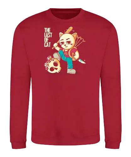 The Last of Cat - cat, gaming, fight - Sweatshirt
