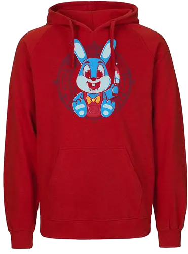 Silent Bunny - bunny, gaming, silent, Hill, horror - Fairtrade Hoodie