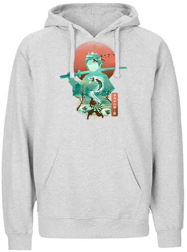 Ukiyo Slayer - ukiyo-e, demon, slayer, Tanjirō, Nezuko - Fairtrade Hoodie