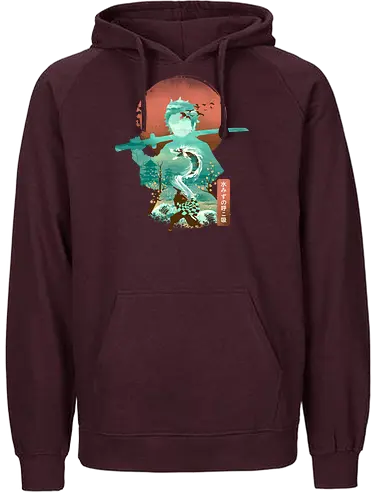 Ukiyo Slayer - ukiyo-e, demon, slayer, Tanjirō, Nezuko - Fairtrade Hoodie