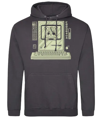 Cat Virus - cat, katze, computer, pc, error - Standard Hoodie