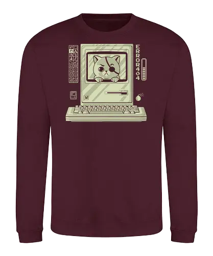 Cat Virus - cat, katze, computer, pc, error - Sweatshirt