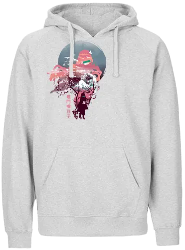 Ukiyo Slayer 4 - ukiyo-e, demon, slayer, anime, Nezuko - Fairtrade Hoodie