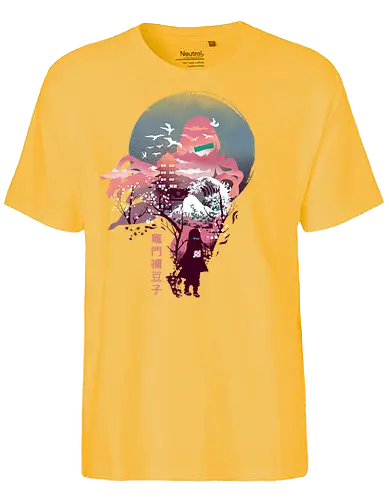 Ukiyo Slayer 4 - ukiyo-e, demon, slayer, anime, Nezuko - Fairtrade T-Shirt