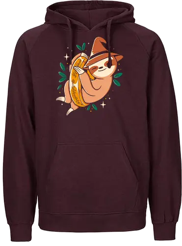 The Sloth of the Rings - sloth, faultier, lotr - Fairtrade Hoodie