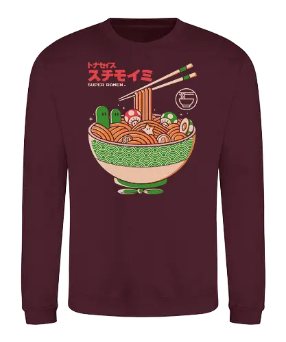Super Ramen - ramen, suppe, mario, jump'n'run - Sweatshirt