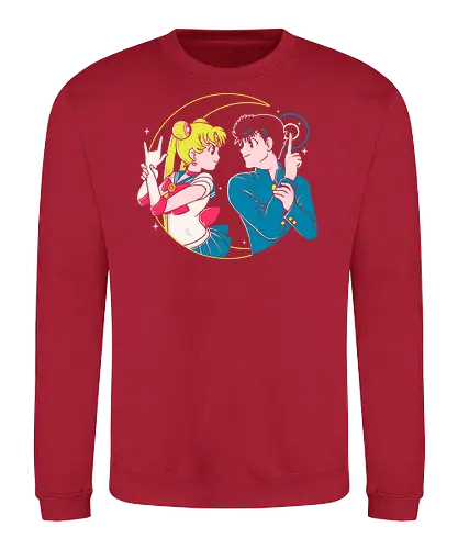 Retro anime Battle - anime, Sailor, Tuxedo mask - Sweatshirt